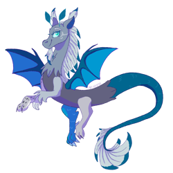 Size: 1200x1200 | Tagged: safe, artist:p-kicreations, imported from derpibooru, oc, oc only, oc:elizard draco, draconequus, beard, bedroom eyes, commission, draconequus oc, facial hair, goatee, nonbinary, simple background, solo, transparent background