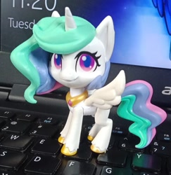 Size: 705x726 | Tagged: safe, imported from derpibooru, princess celestia, pony, my little pony: pony life, g4.5, irl, photo, solo, toy