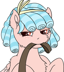 Size: 3770x4229 | Tagged: safe, artist:poniidesu, imported from derpibooru, cozy glow, pegasus, pony, /mlp/, bedroom eyes, blushing, cozy glow is not amused, cozybetes, cute, female, filly, foal, freckles, high res, implied pet play, leash, looking at you, mouth hold, pure concentrated unfiltered evil of the utmost potency, pure unfiltered evil, simple background, smug, transparent background, viewer on leash