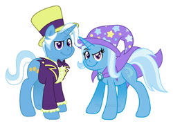 Size: 640x465 | Tagged: source needed, useless source url, safe, artist:stephanoodle, deleted from derpibooru, imported from derpibooru, jack pot, trixie, father and child, father and daughter, female, male