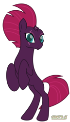 Size: 1700x2954 | Tagged: safe, artist:kuren247, imported from derpibooru, fizzlepop berrytwist, tempest shadow, pony, unicorn, my little pony: the movie, adorable face, bipedal, blank flank, cute, female, looking at you, rearing, simple background, solo, transparent background, vector