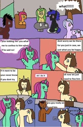 Size: 1161x1783 | Tagged: safe, artist:ask-luciavampire, imported from derpibooru, oc, earth pony, pegasus, pony, unicorn, tumblr:ask-ponys-university, 1000 hours in ms paint, comic, tumblr