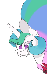 Size: 738x1200 | Tagged: safe, artist:treble clefé, imported from derpibooru, princess celestia, alicorn, pony, between dark and dawn, bust, clothes, cute, cutelestia, female, hawaiian shirt, shirt, simple background, smuglestia, solo, transparent background