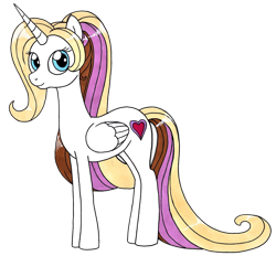 Size: 2558x2375 | Tagged: safe, artist:killerteddybear94, edit, imported from derpibooru, oc, oc only, oc:merry heart, alicorn, pony, 2020 community collab, derpibooru community collaboration, alicorn oc, cute, horn, looking at you, simple background, solo, transparent background