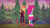 Size: 1920x1080 | Tagged: safe, imported from derpibooru, screencap, pinkie pie, sunset shimmer, equestria girls, equestria girls series, sunset's backstage pass!, spoiler:eqg series (season 2), female, music festival outfit, shoes, sneakers