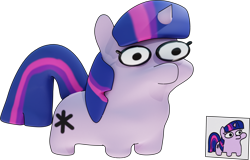 Size: 3129x2003 | Tagged: safe, artist:jargon scott, artist:xppp1n, deleted from derpibooru, imported from derpibooru, twilight sparkle, unicorn, 3d, blender, female, mare, simple background, solo, transparent background, twiggie, unicorn twilight