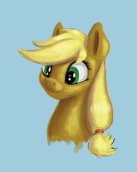 Size: 1446x1818 | Tagged: safe, artist:stink111, imported from derpibooru, applejack, bust, head, head only, portrait, simple background