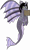 Size: 2231x3684 | Tagged: safe, artist:lightningbolt, derpibooru exclusive, imported from derpibooru, siren, .svg available, cloven hooves, curved horn, fangs, fins, fish tail, happy, horn, implied equestria girls, implied interspecies, kellin quinn, looking at you, male, mouth hold, ponified, pony shaming, scales, show accurate, sign, simple background, sleeping with sirens, slit eyes, slit pupils, solo, svg, tilde, transparent background, vector