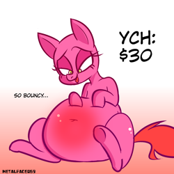 Size: 3000x3000 | Tagged: safe, artist:metalface069, imported from derpibooru, pony, belly, belly blush, belly button, fat, ych example, ych sketch, your character here