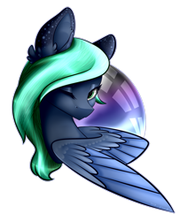 Size: 2250x2665 | Tagged: safe, artist:creativecocoacookie, imported from derpibooru, oc, oc only, pegasus, pony, art trade, coat markings, dappled, female, looking at you, mare, one eye closed, simple background, solo, transparent background