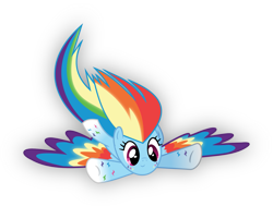 Size: 1196x904 | Tagged: safe, artist:lincolnbrewsterfan, derpibooru exclusive, imported from derpibooru, rainbow dash, pegasus, pony, .svg available, archive, female, rainbow power, rainbow power-ified, simple background, solo, special wings, svg, transparent background, vector, vector trace