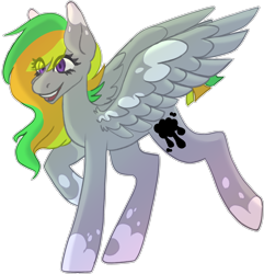 Size: 2417x2504 | Tagged: safe, artist:raya, imported from derpibooru, oc, oc only, oc:odd inks, pegasus, pony, simple background, solo, transparent background