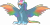 Size: 3961x1965 | Tagged: safe, artist:loladotz, imported from derpibooru, rainbow dash, pony, alternate design, backwards cutie mark, cap, colored wings, female, hat, multicolored wings, rainbow wings, solo, whistle, wings