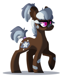 Size: 1600x1986 | Tagged: safe, artist:torusthescribe, imported from derpibooru, oc, oc only, oc:star dust, earth pony, pony, female, mare, offspring, parent:quibble pants, parent:rainbow dash, parents:quibbledash, simple background, solo, transparent background