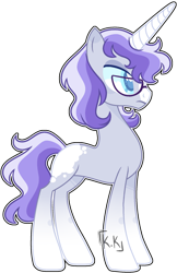 Size: 1350x2088 | Tagged: safe, artist:kurosawakuro, imported from derpibooru, oc, oc only, pony, unicorn, base used, colored pupils, female, glasses, mare, offspring, parent:double diamond, parent:princess luna, parents:lunadiamond, simple background, solo, transparent background