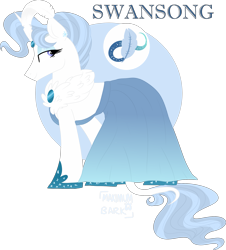 Size: 2265x2509 | Tagged: safe, artist:maximumbark, imported from derpibooru, oc, oc only, oc:swansong, pony, unicorn, clothes, dress, female, mare, simple background, solo, transparent background