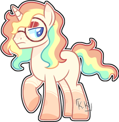 Size: 1280x1310 | Tagged: safe, artist:kurosawakuro, imported from derpibooru, oc, oc only, pony, unicorn, base used, colored pupils, glasses, male, offspring, parent:sunburst, parent:vapor trail, simple background, solo, stallion, transparent background