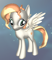 Size: 1110x1274 | Tagged: safe, imported from derpibooru, oc, oc:apricot drift, pegasus, pony, 3d, 3d model, 3d pony creator, apricot, pony creator 3d