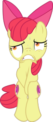 Size: 592x1351 | Tagged: safe, artist:lincolnbrewsterfan, deleted from derpibooru, imported from derpibooru, part of a set, apple bloom, earth pony, pony, covering crotch, cutie mark, female, filly, need to pee, potty dance, potty emergency, potty time, solo, sweat, vector