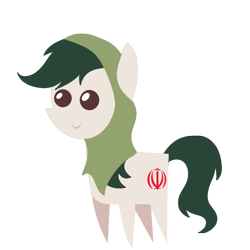 Size: 1080x1080 | Tagged: safe, artist:archooves, imported from derpibooru, oc, oc only, earth pony, pony, iran, pointy ponies, simple background, solo, transparent background, vector