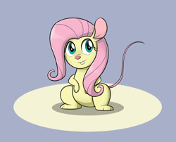 Size: 1300x1050 | Tagged: safe, artist:mew-me, imported from derpibooru, fluttershy, mouse, cute, fluttermouse, shyabetes, species swap