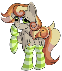 Size: 1280x1483 | Tagged: safe, artist:rainbowtashie, imported from derpibooru, oc, oc only, oc:clumsy carrot, earth pony, pegasus, pony, 2020 community collab, derpibooru community collaboration, adorable face, butt, clothes, commissioner:bigonionbean, cute, cutie mark, dat butt, embarrassed, fusion, fusion:carrot top, fusion:clumsy carrot, fusion:derpy hooves, fusion:golden harvest, meme, plot, seductive pose, sidemouth, simple background, socks, solo, striped socks, sultry pose, transparent background, wall eyed, writer:bigonionbean