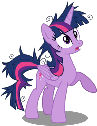 Size: 1920x2496 | Tagged: safe, artist:decprincess, imported from derpibooru, twilight sparkle, alicorn, pony, the last problem, female, mare, messy mane, raised hoof, simple background, solo, transparent background, twilight snapple, twilight sparkle (alicorn), vector