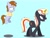Size: 2048x1536 | Tagged: safe, artist:draymanor57, imported from derpibooru, oc, oc only, oc:littlepip, oc:velvet remedy, pony, unicorn, fallout equestria, age regression, description is relevant, female, filly, implied swearing, levitation, magic, story included, telekinesis, transformation