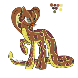 Size: 2000x2000 | Tagged: safe, artist:dreamyartcosplay, imported from derpibooru, oc, oc only, oc:naja, original species, snake, snake pony, raised hoof, reference sheet, signature, simple background, tongue out, transparent background