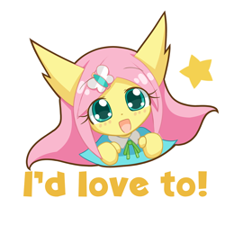 Size: 1000x1000 | Tagged: safe, artist:howxu, imported from derpibooru, fluttershy, anthro, cute, emoji, female, looking at you, reaction image, shyabetes, simple background, solo, transparent background