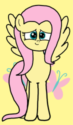 Size: 1449x2474 | Tagged: safe, artist:sebtheartist, deleted from derpibooru, imported from derpibooru, fluttershy, pegasus, pony, cute, iphone wallpaper, phone wallpaper, shyabetes, solo, spread wings, wallpaper, wings