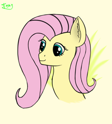 Size: 4500x5000 | Tagged: safe, artist:graphictoxin, artist:toxinagraphica, imported from derpibooru, fluttershy, pegasus, pony, absurd resolution, bust, female, mare, portrait, signature, simple background, solo, speedpaint, wings