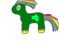 Size: 1440x1080 | Tagged: safe, artist:bravewind, imported from derpibooru, oc, oc only, pony, 1000 hours in ms paint, anatomically incorrect, multicolored hair, poorly cropped, poorly drawn pony, rainbow hair, simple background, solo, transparent background