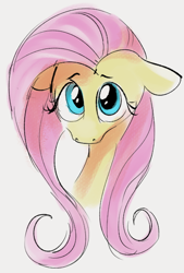 Size: 388x573 | Tagged: safe, artist:dotkwa, imported from derpibooru, fluttershy, pegasus, pony, bust, cute, female, floppy ears, looking at you, mare, portrait, sad, sadorable, shyabetes, simple background, solo, white background