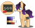 Size: 1580x1286 | Tagged: safe, artist:greyestgray, imported from derpibooru, oc, oc only, oc:honey gold, earth pony, pony, ambiguous gender, hat, magical lesbian spawn, offspring, parent:applejack, parent:rarity, parents:rarijack, reference sheet, simple background, solo, transparent background