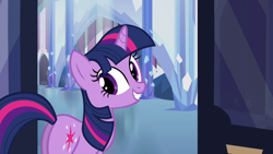 Size: 1280x720 | Tagged: safe, imported from derpibooru, screencap, twilight sparkle, pony, unicorn, games ponies play, butt, cute, female, mare, plot, smiling, solo, twiabetes, twibutt, unicorn twilight