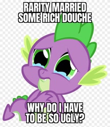 Size: 840x970 | Tagged: safe, imported from derpibooru, rarity, spike, dragon, abuse, alpha channel, background pony strikes again, crying, female, funny, go to sleep garble, i can't believe it's not useraccount, i have no idea, implied rarity, implied shipping, implied sparity, implied straight, incel, incel spike, male, meme, op is a duck, op is trying to start shit, op was successful at being funny, sad, shipping, shipping denied, shitposting, simple background, solo, sparity, spikeabuse, spikeposting, straight, vector