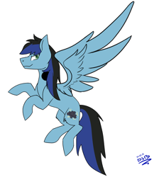 Size: 1481x1705 | Tagged: safe, artist:toptian, imported from derpibooru, oc, oc only, pegasus, pony, pegasus oc, rearing, signature, simple background, solo, white background, wings