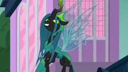 Size: 1920x1080 | Tagged: safe, imported from derpibooru, screencap, queen chrysalis, pony, the ending of the end, solo, ultimate chrysalis