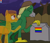 Size: 5340x4631 | Tagged: safe, artist:eagc7, imported from derpibooru, oc, ghost, griffon, undead, fallout equestria, commission, crying, gay, gravestone, griffon oc, male, mourning, pride, pride flag, sad, tombstones