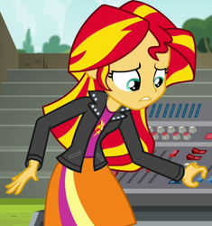 Size: 668x712 | Tagged: safe, imported from derpibooru, screencap, sunset shimmer, equestria girls, rainbow rocks, cropped, solo