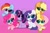 Size: 4096x2703 | Tagged: safe, artist:kittyrosie, imported from derpibooru, applejack, fluttershy, pinkie pie, rainbow dash, rarity, twilight sparkle, alicorn, earth pony, pegasus, pony, unicorn, anniversary, applejack's hat, blushing, colored pupils, cowboy hat, cute, dashabetes, diapinkes, gradient background, grin, happy birthday mlp:fim, hat, high res, jackabetes, mane six, mlp fim's tenth anniversary, open mouth, pink background, raribetes, shyabetes, simple background, smiling, teeth, twiabetes, twilight sparkle (alicorn)