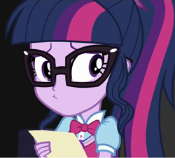 Size: 1200x1080 | Tagged: safe, imported from derpibooru, screencap, sci-twi, twilight sparkle, equestria girls, movie magic, spoiler:eqg specials, cropped, solo