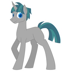 Size: 900x1000 | Tagged: safe, artist:enigmadoodles, imported from derpibooru, stygian, pony, unicorn, male, simple background, solo, stallion, white background