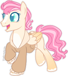 Size: 1908x2136 | Tagged: safe, artist:kurosawakuro, imported from derpibooru, oc, oc only, oc:red rose, pegasus, pony, base used, clothes, female, friends of infinity, jacket, mare, masculine mare, offspring, parent:doctor caballeron, parent:fluttershy, parents:caballershy, simple background, solo, transparent background