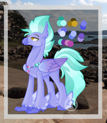 Size: 1819x2078 | Tagged: safe, artist:keeka-snake, imported from derpibooru, seaspray, classical hippogriff, hippogriff, alternate eye color, reference sheet, solo