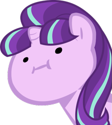 Size: 491x549 | Tagged: safe, artist:nano23823, imported from derpibooru, starlight glimmer, pony, unicorn, .svg available, :i, base used, bust, female, mare, simple background, solo, svg, transparent background, vector, wut face