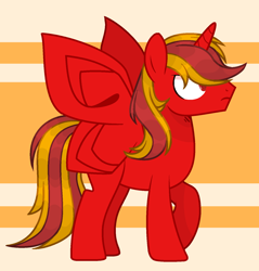 Size: 1456x1520 | Tagged: safe, artist:katnekobase, artist:thieeur-nawng, imported from derpibooru, oc, oc only, pony, abstract background, base used, butterfly wings, male, raised hoof, solo, stallion, wings