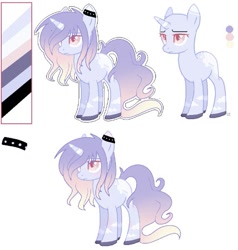 Size: 571x600 | Tagged: safe, imported from derpibooru, oc, oc only, pony, unicorn, bald, colored hooves, horn, reference sheet, simple background, unicorn oc, white background