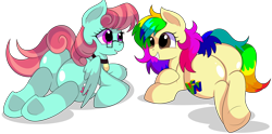 Size: 15500x7700 | Tagged: safe, artist:rainbowtashie, imported from derpibooru, posey shy, windy whistles, oc, oc:gentle breeze, oc:rainbow tashie, earth pony, pegasus, pony, absurd resolution, butt, commissioner:bigonionbean, cute, cutie mark, extra thicc, female, flank, fusion, fusion:gentle breeze, glasses, jewelry, mare, necklace, plot, simple background, transparent background, writer:bigonionbean